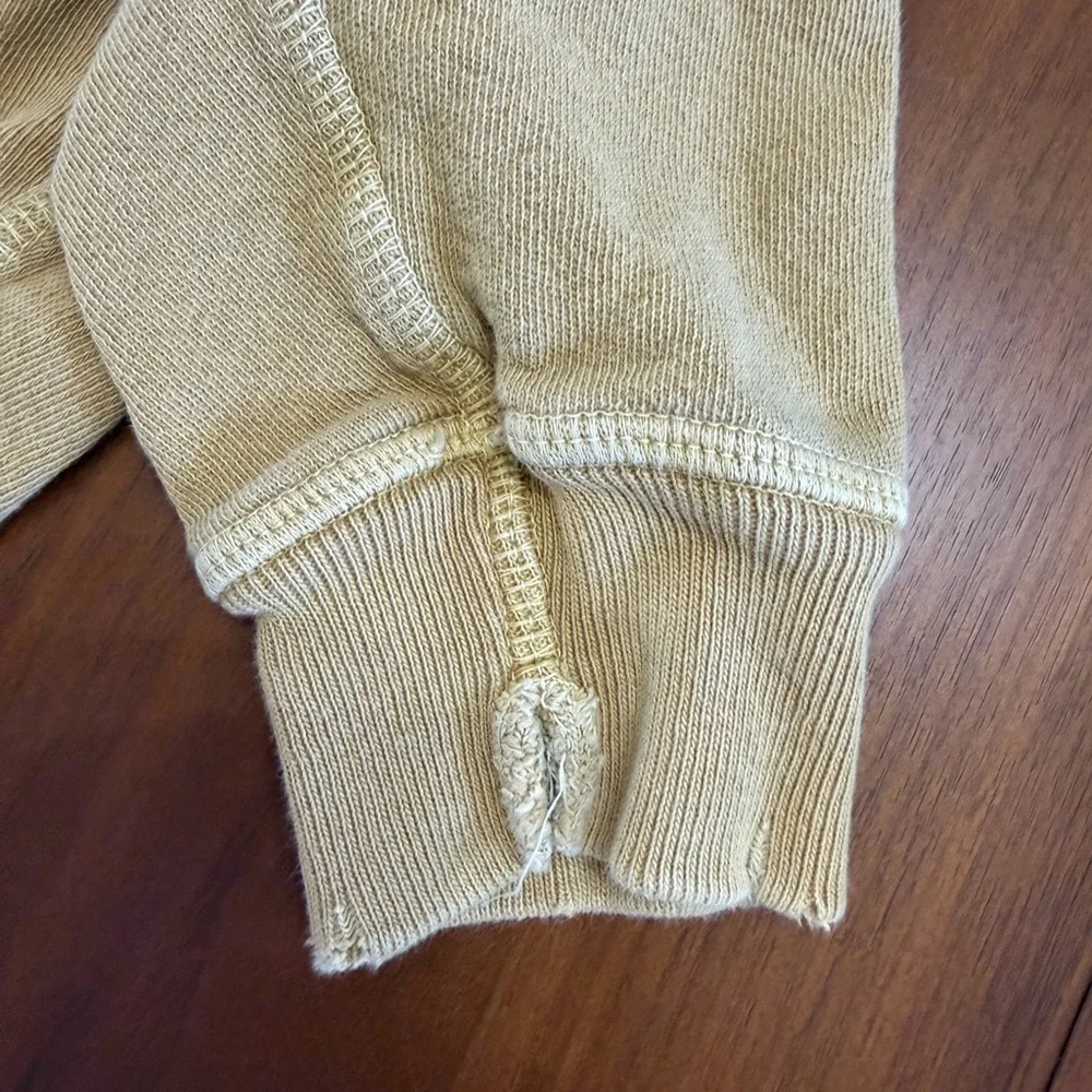 The Great College Sweatshirt Beige Size 2/Medium - Picture 4 of 7